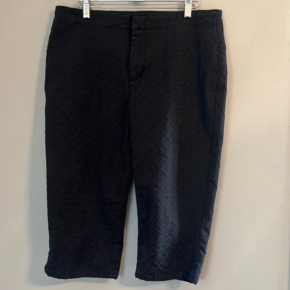 NYDJ Pants - NYDJ Women's Cactus Flower Skimmer Pants Black Size 10